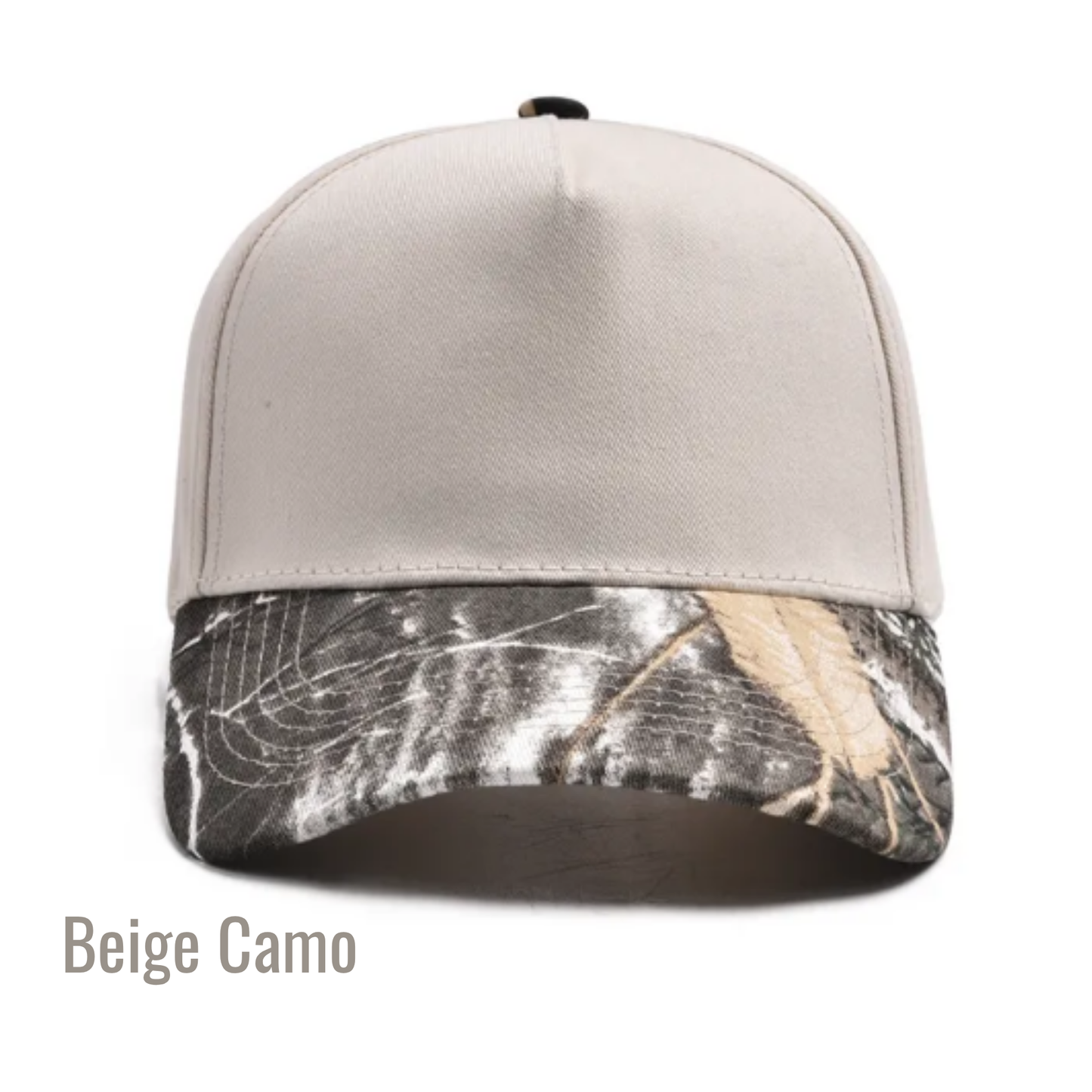 C.C ADULT Pattern Print Two Tone Canvas Trucker Hat