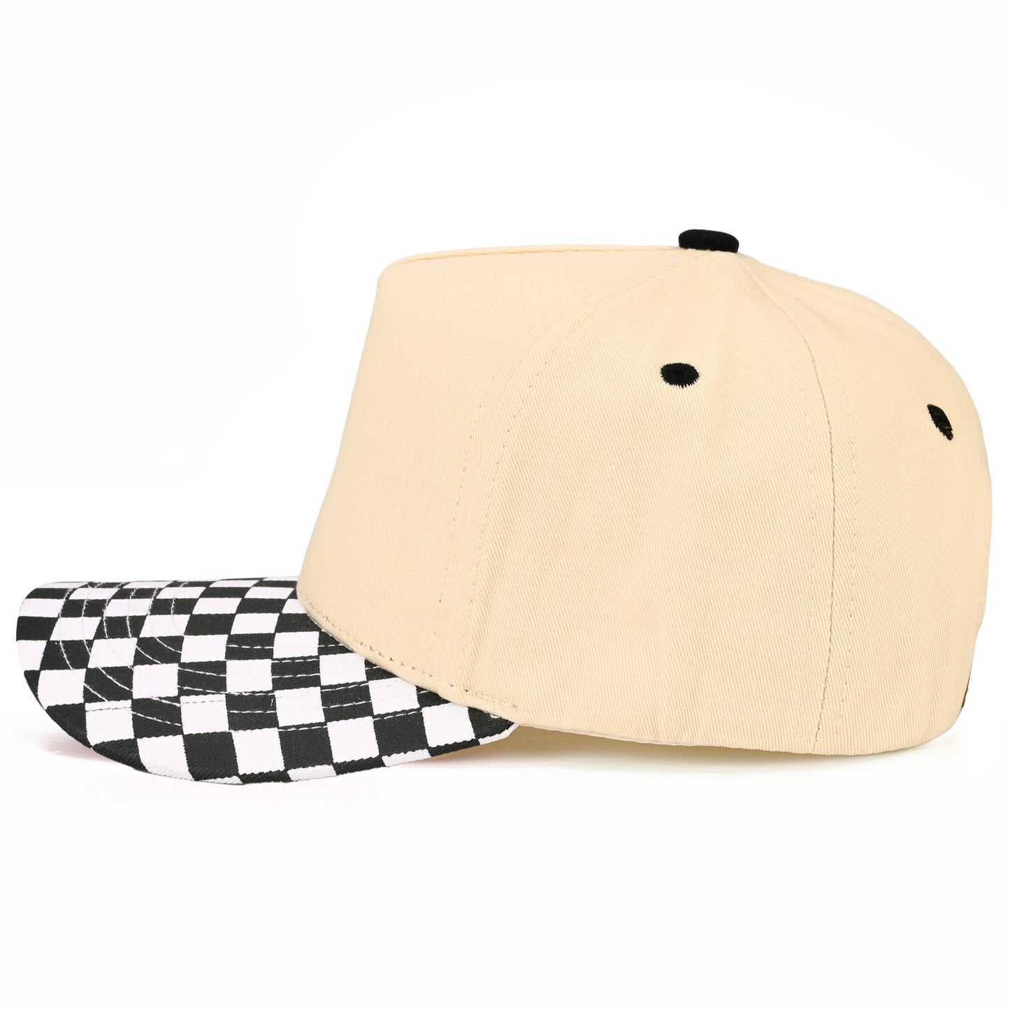 C.C ADULT Pattern Print Two Tone Canvas Trucker Hat