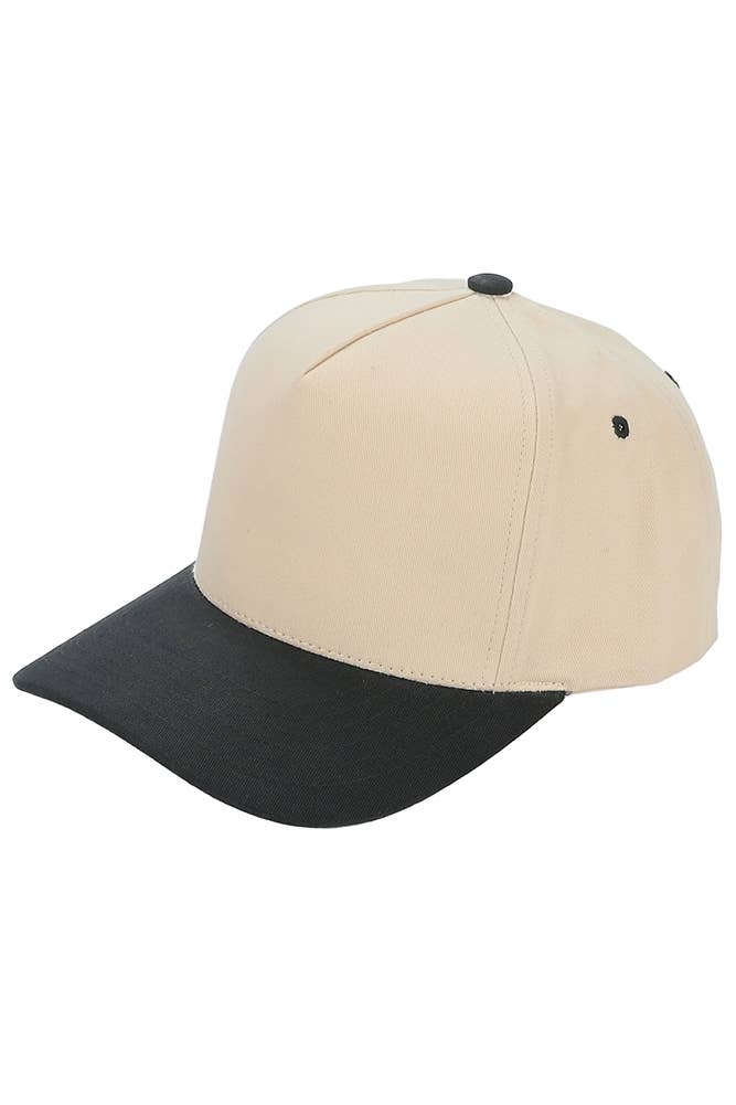 C.C ADULT Two Tone Canvas Trucker Hat Baseball Cap